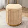 Makeup Stools Light Luxury Round Stools Chairs Bedrooms Sofas Side Stools Dressing Stool Vanity Ottomans Storage Bench