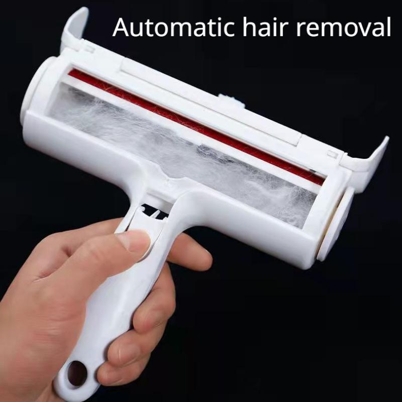 

Многоразовый валик для удаления шерсти домашних животных из шерсти собак и кошек, щетка для чистки пуха одежды, дивана красный