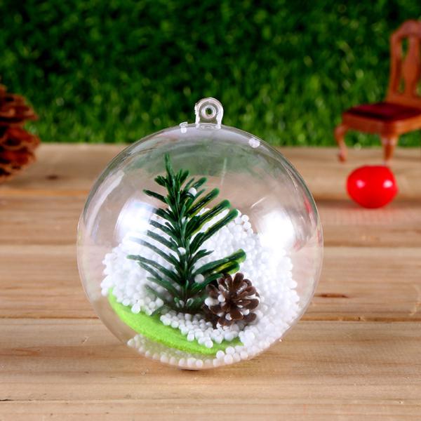 25* xmas glass memory bauble 5cm table xmas tree wedding centrepice theme