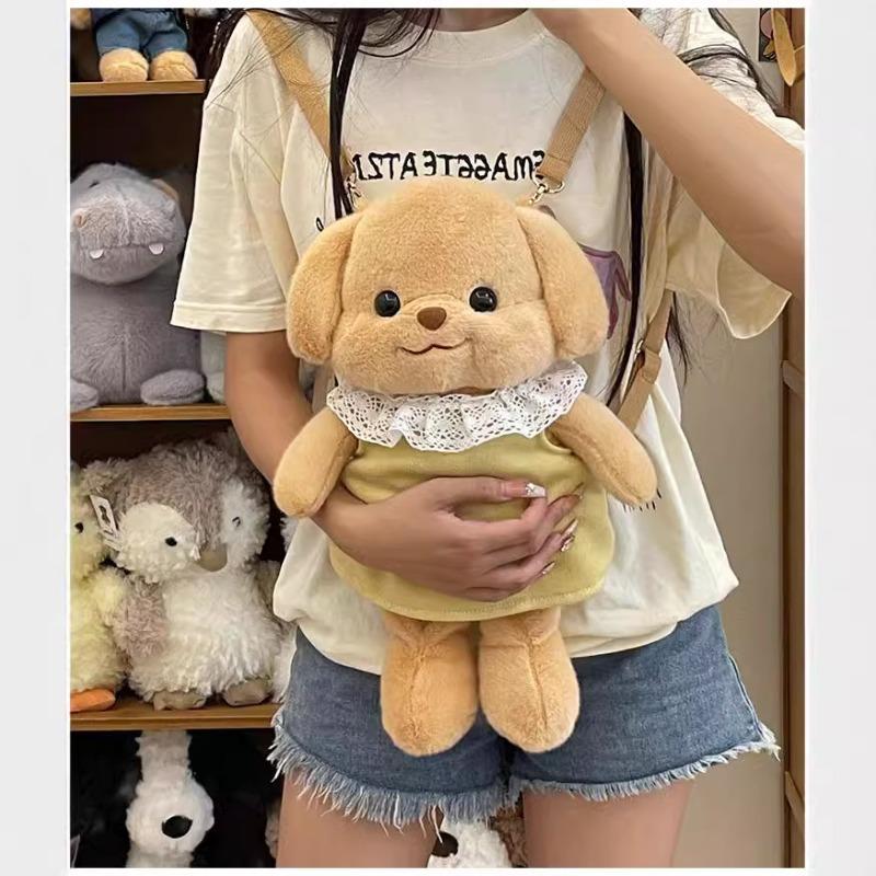 Poodle Doll School Bag Little Nose Ga Backpack Cute Cartoon Doll Backpack Gift for daily use