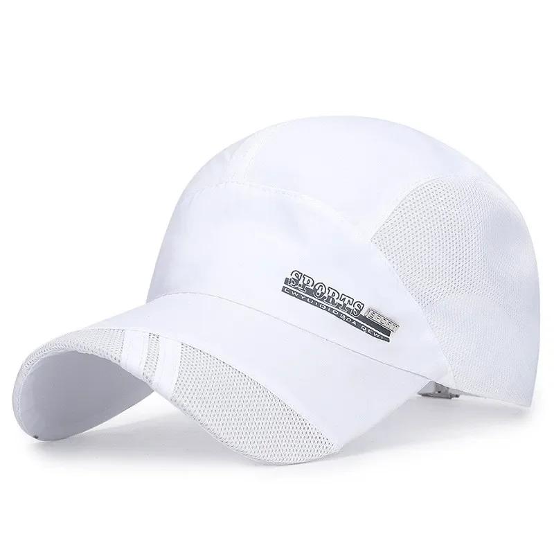 2024 Waterproof Quick Dry Baseball Cap for Men Women, Outdoor Golf Fishing Sun Hat, Adjustable Sports Running Visor Cap