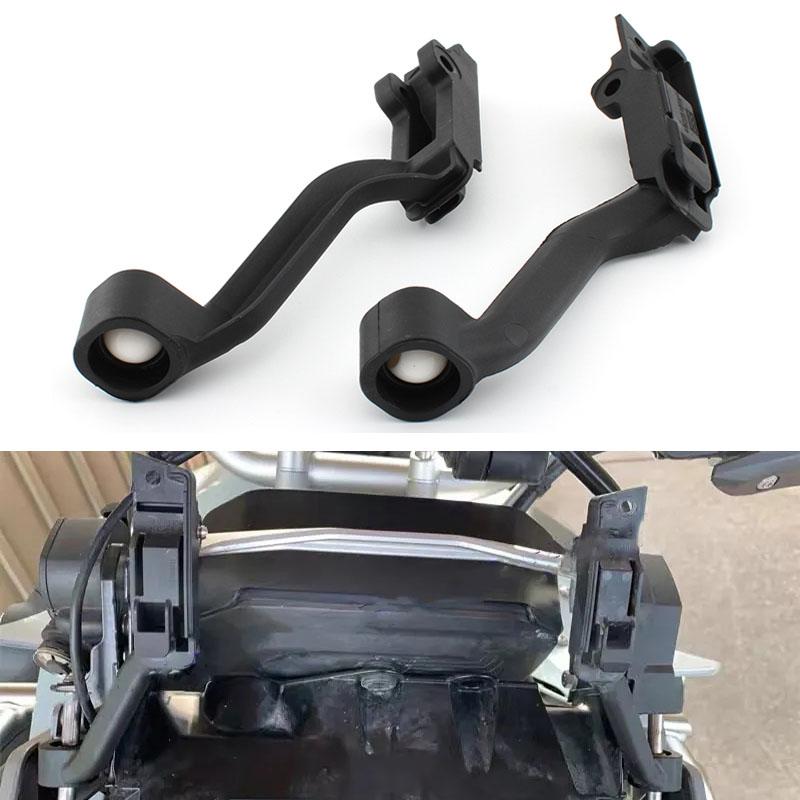 Svart Motorsykkel Vindskjerm Løftende Stigende Brakett Holder for BMW R1200GS Adventure LC 2014 2015 2016 2017 2018 2019