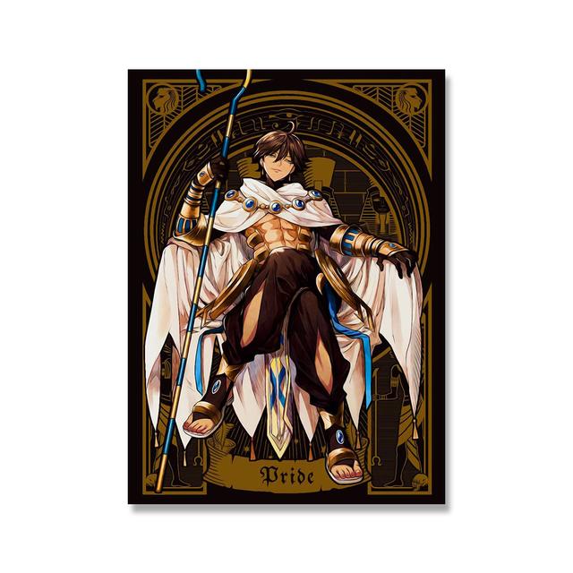 Anime Canvas Paintings Tarot Print Home Decor Fate Grand Order Wall Art Modular Comic Picture Japan Anime Modern Bedroom Posters