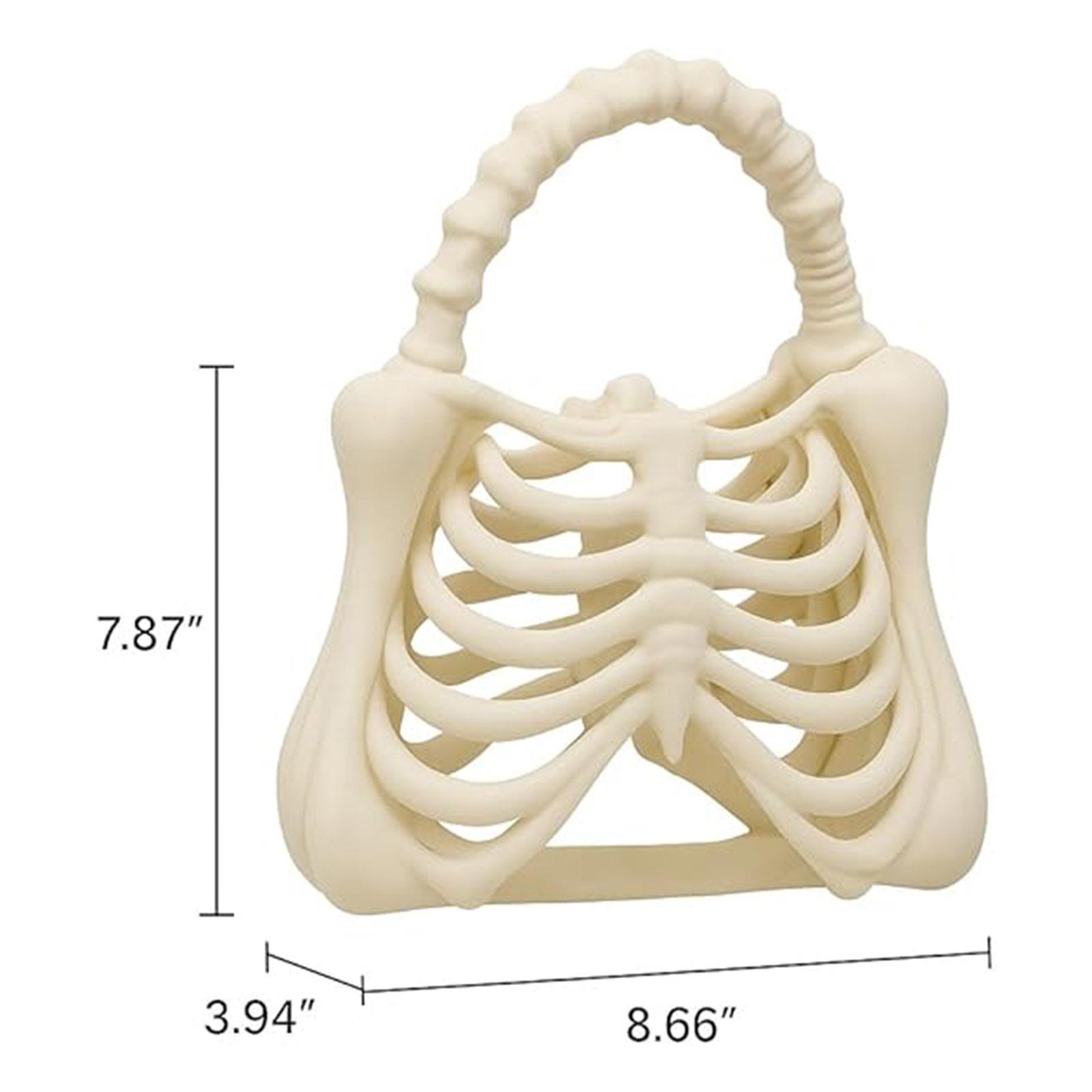 

Y2k Women Girls Punk Hiphop Horror Skeleton Bag Original Design Halloween Funny Handbag 3d Print Skull Bag Retro Novelty