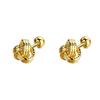 Auspicious Knot Earrings for Women Niche Premium Screw Back Tassel Ear Wire Healing Piercing Earrings