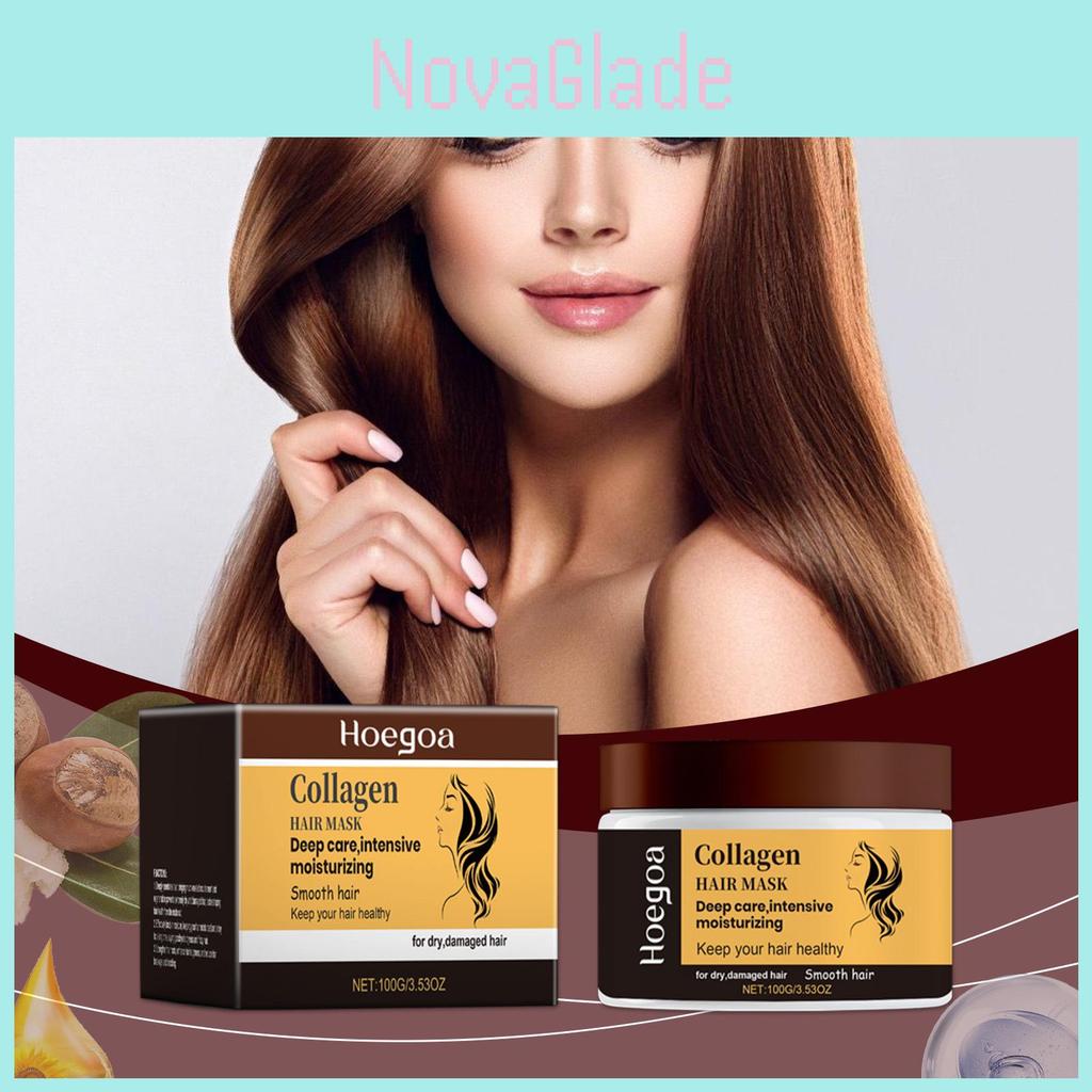 Hoegoa Collagen Hair Mask For Deep Repair Hydration Smoothness And Improved Texture