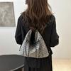 Casual Shoulder Bag Texture Personalized Double Back Class Large-capacity Bag Women's 2025 New Simple Commuter Tote Bag