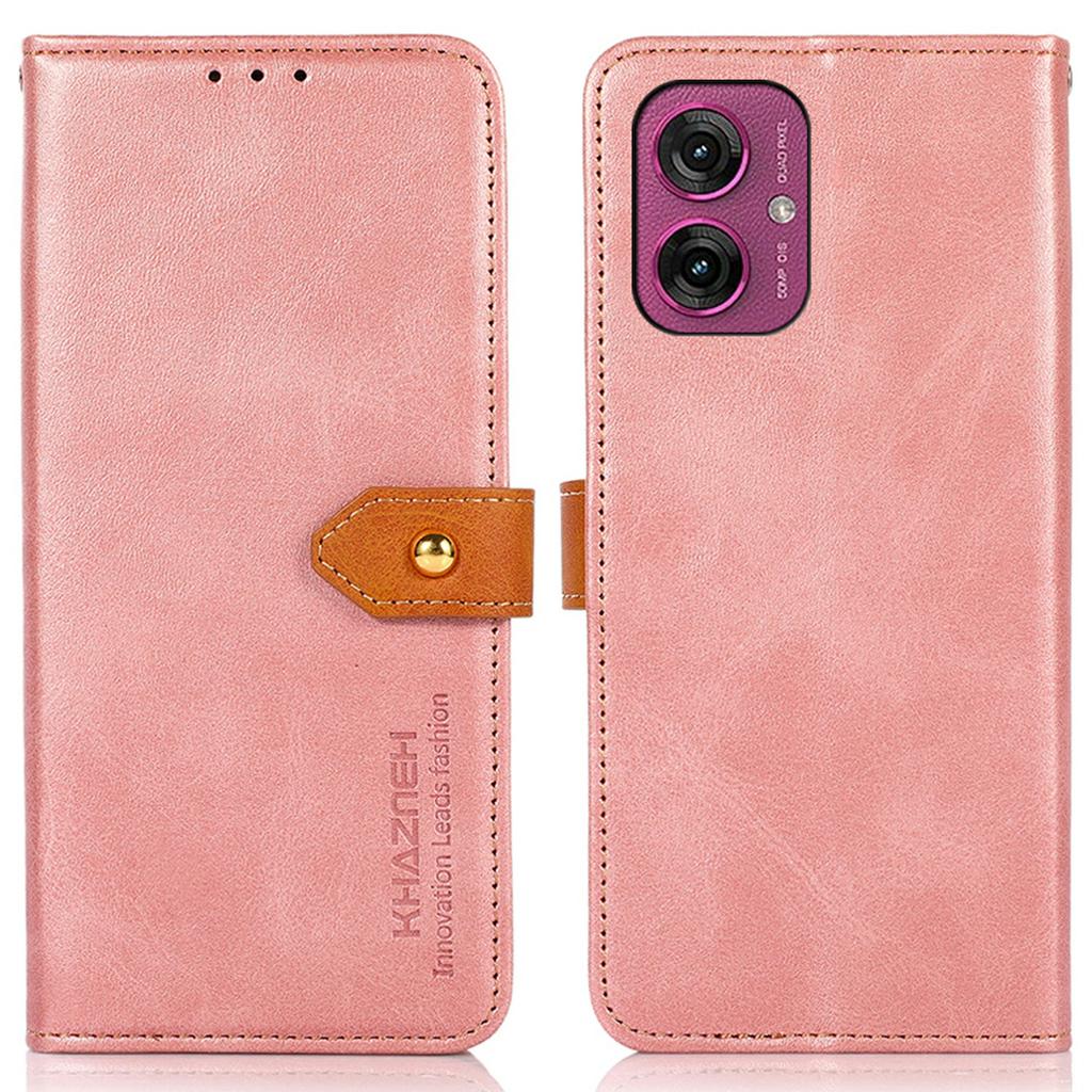 KHAZNEH For Motorola Moto G55 5G Wallet Phone Case Stand Leather Flip Cover