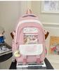 School Bag College Small Wind Fresh Large Capacity Junior High School Students School Bag Versatile Sweet Backpack Cute Mori Backpack Pain Bag