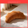 Cowhorn Bun Cartoon Cushion With Plush Outer For Living Room Decor