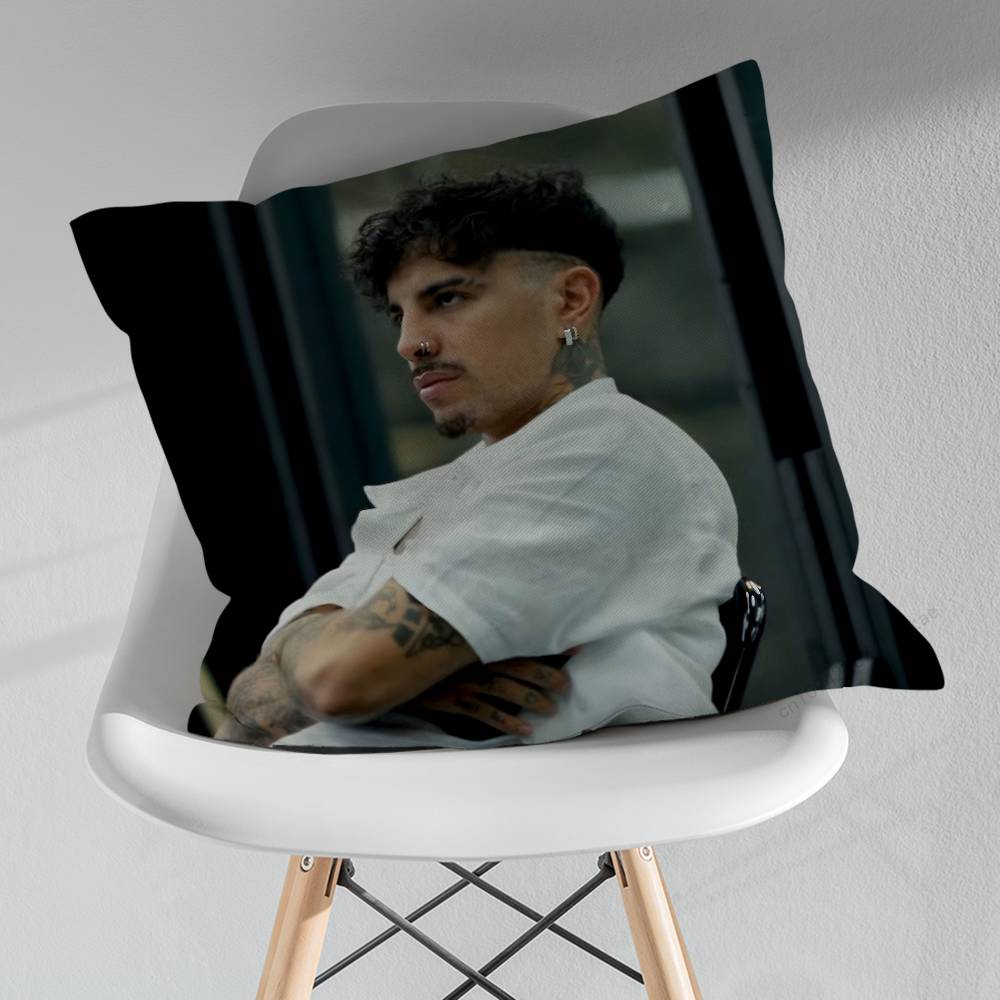Rapper RRauw Alejandro Verschiedene Größen Quadratische Kissenhülle Für Auto Haus Schlafzimmer Dekoration Geburtstagsgeschenk