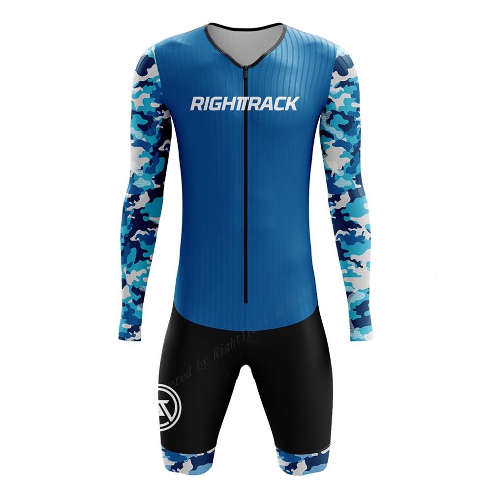 2026 Long Sleeved Breathable One-piece Cycling Suit Set Men's Bicycle Long Sleeve Shorts Jumpsuit Conjunto De Ciclismo Pro Team Performance Bike Suit