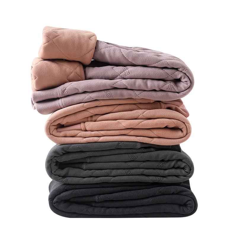 

Комплект для девочек: модный зимний жилет на флисовой подкладке и теплые брюки из шелка и хлопка 110 cm