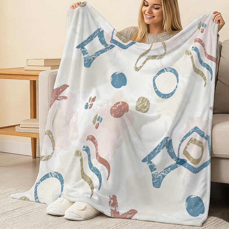 Lightweight Flannel Blanket | Soft, Breathable & Warm – Perfect for Couch, Bed & Home, Ideal for Fall/Winter Use, Great for Halloween & Christmas