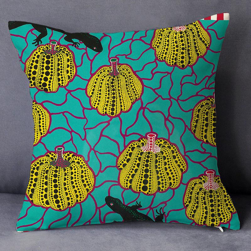 Home Decor Colorful Geometric & Floral Printed Pillow Covers Pattern Cushion Cover Suitable for Sofa Bedroom Car Pillow Cover