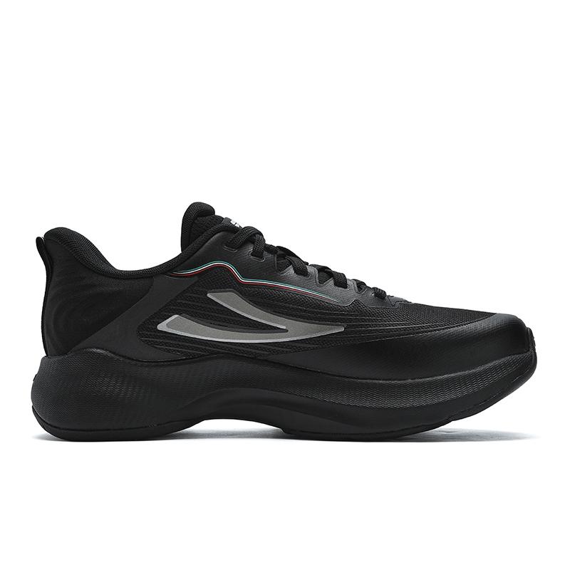 New FILA Durable Breathable Low Top Running Shoes Women's Black A12W441117FBK