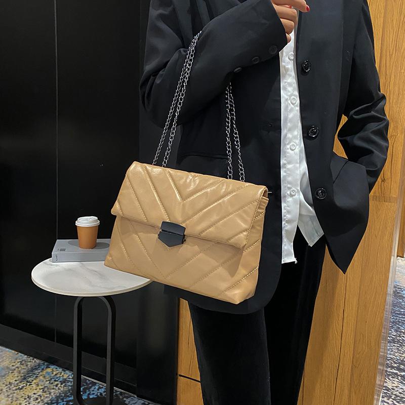Damen-Taschen Mode Ketten-Umhängetasche Top-Qualität PU-Leder-Tragetasche Damen Luxus Designer-Handtasche Damen-Tasche Qualität
