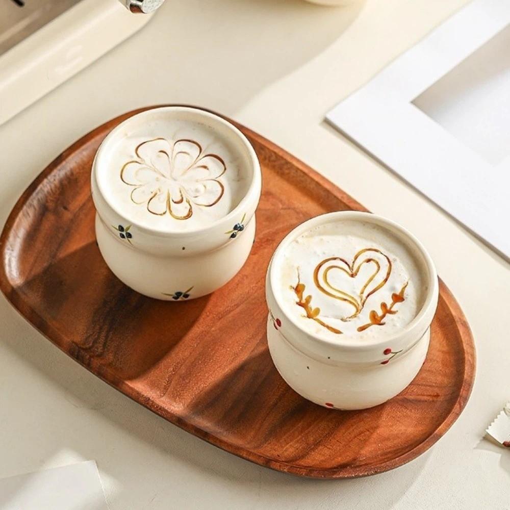 Hand-painted Coffee Cup Embossed Fruit Water Cup Creative Tea Cup Gift Giving