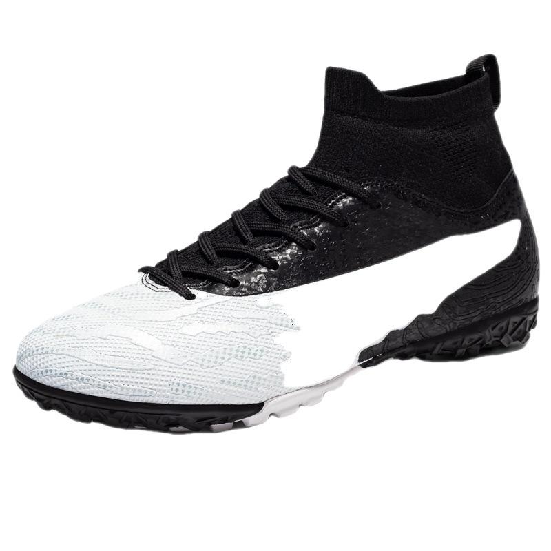 Foreign Trade Football Shoes Boys High-top AG Long Nails Artificial Grass Competition Training Shoes TF Broken Nails One Piece 2025