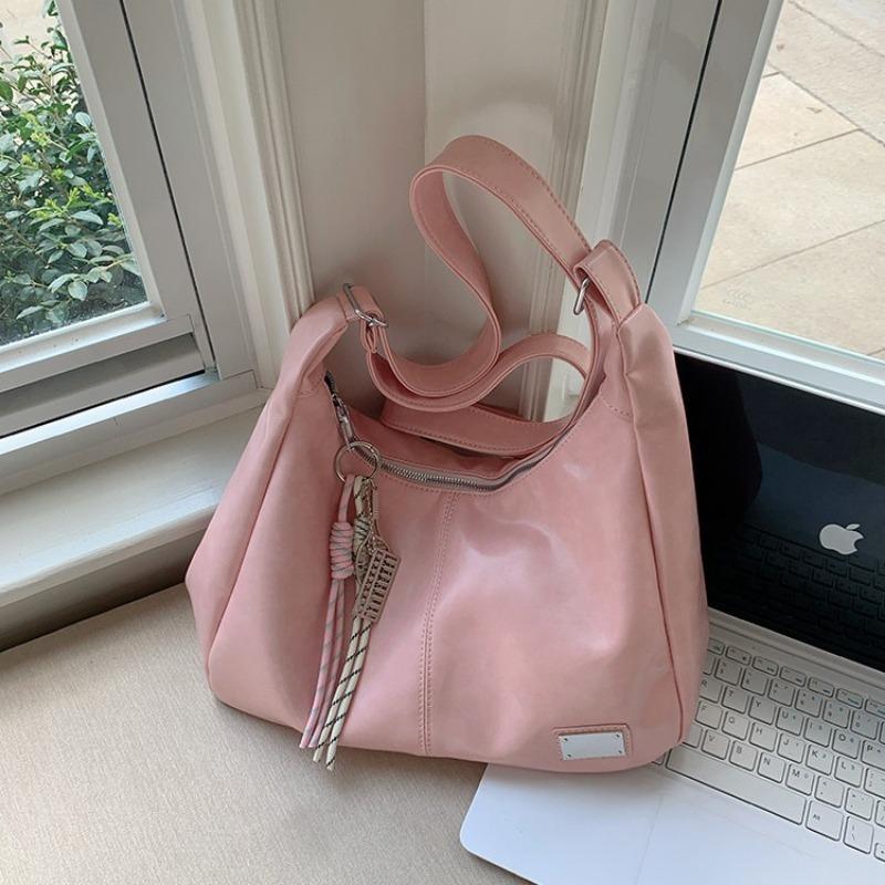 Casual Large-capacity Bag Fashionable Tote Bag School-style Commuting Single-shoulder Crossbody Bag