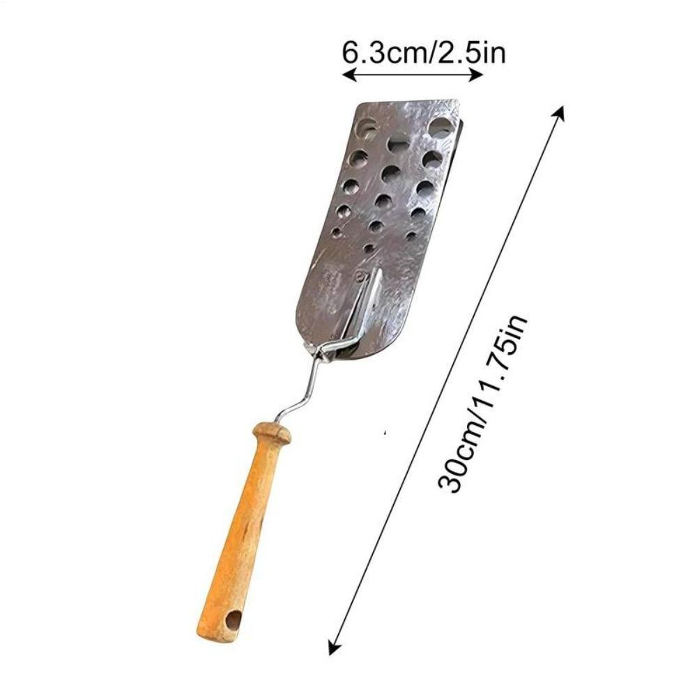Stainless Steel Hot Meat Patty Spatula Heat Resistant BBQ Spatula New Burger Flip Smasher  Kitchen