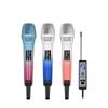 New Dual Wireless Microphone for Home, KTV, Stage, Live Streaming with Anti-Howling Noise Reduction and Sound Card Compatibility