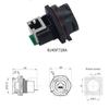 IP67 Waterproof RJ45 Connector CAT6 Dual Head Network Adapter Dust Cap Shielded Ethernet LAN Cable Coupler LAN Cable Connection