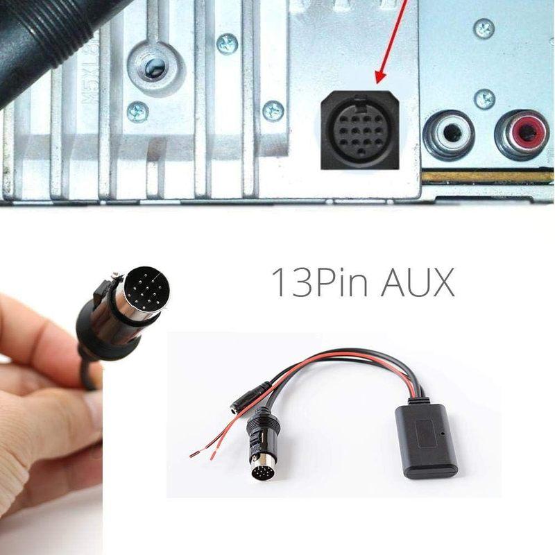 Автомобильный Bluetooth модуль-приемник для Kenwood CA-C2AX KCA-iP500 CA-C1AX 13-контактный радио стерео кабель Aux адаптер беспроводной аудиовход