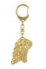 Bay Horse - keychain and necklace with a horse in a box, high-quality gold-plated product, Art-Dog brand