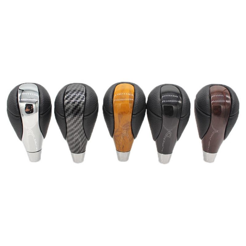 For Toyota/Lexus Automatic Gear Lever Knob - 8mm Threaded Leather Shifter (Hole-Free), Long-Lasting Car Interior Accessories