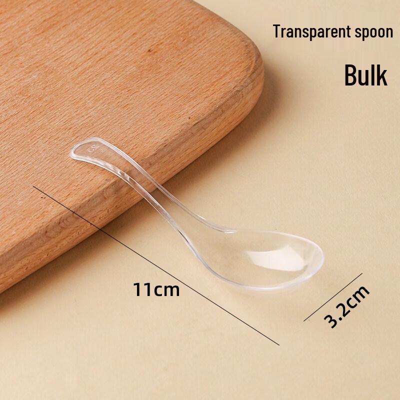Thickened Commercial Plastic Disposable Spoons