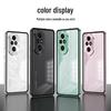 Honor 400pro Metal Frame Phone Case: Snap-Button, Frosted Back, Protective Mirror.