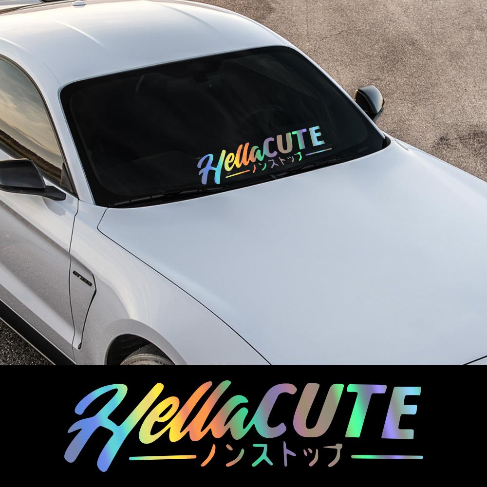 Auto Front Rear Windshields Car Stickers Vinyl Film PVC Waterproof Vehicles Stickers Exterior Car Accessories Decoration