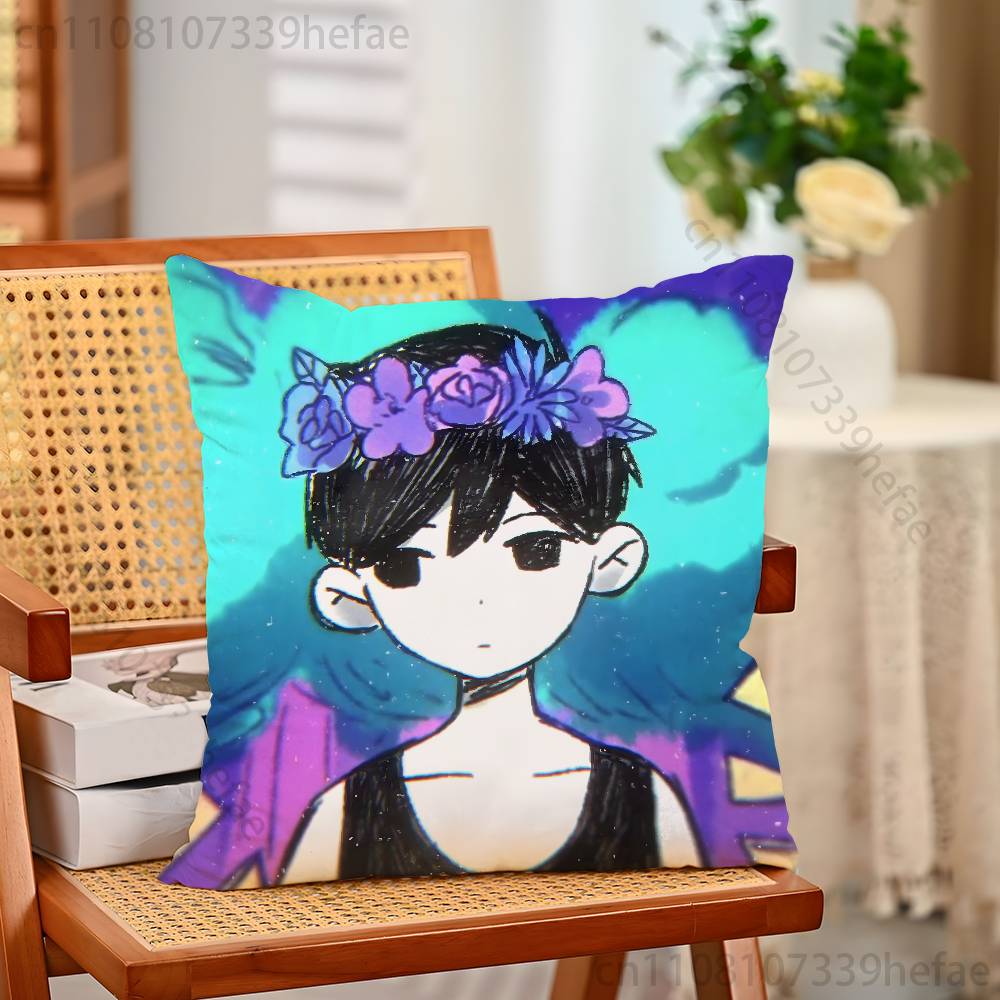 Game OOmori Throw Pillow Case For Decoration 30cm 50cm 55cm Square Home Pillowcase Case