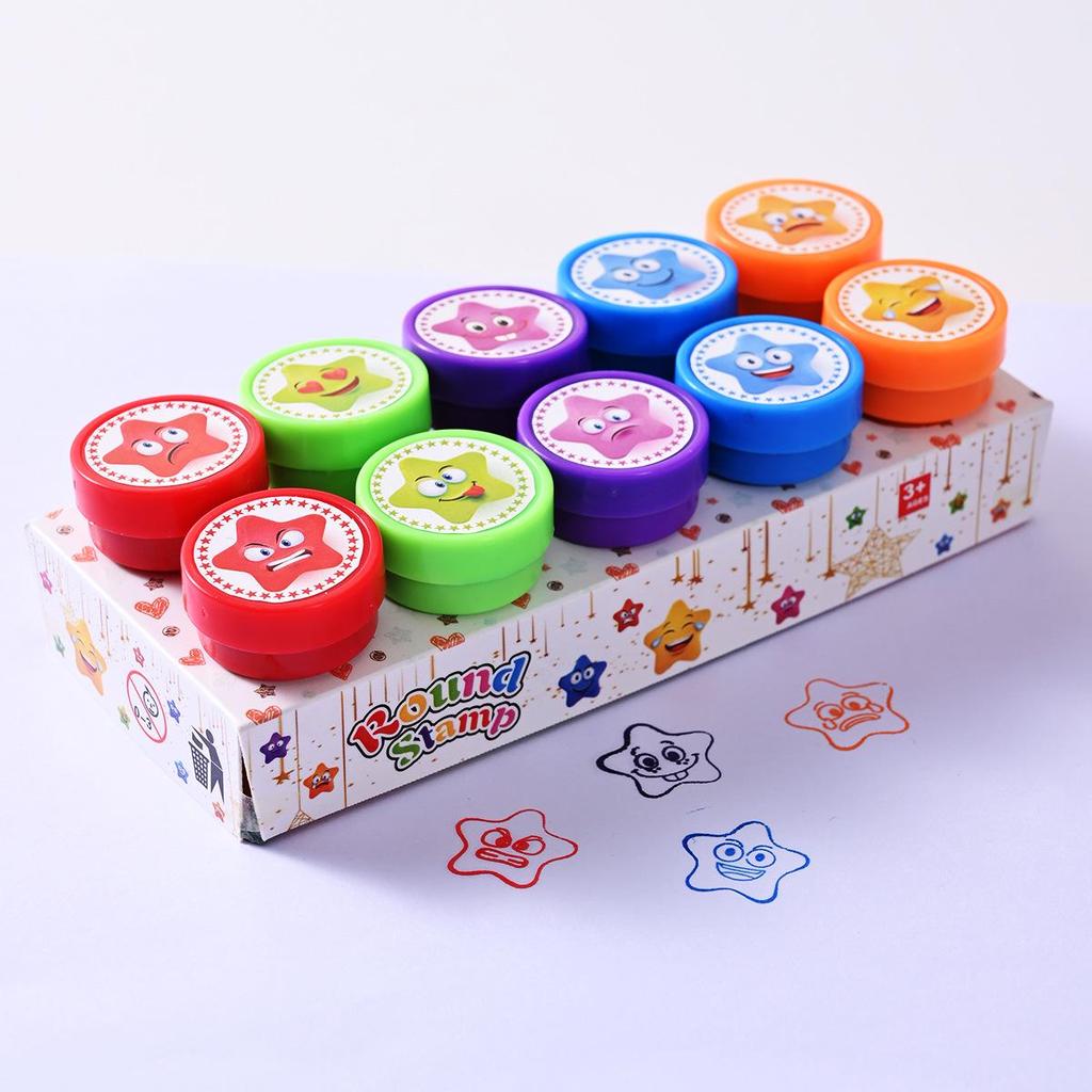 Children's Fun Animal Stamp Set: Valentine's Day & Christmas Edition