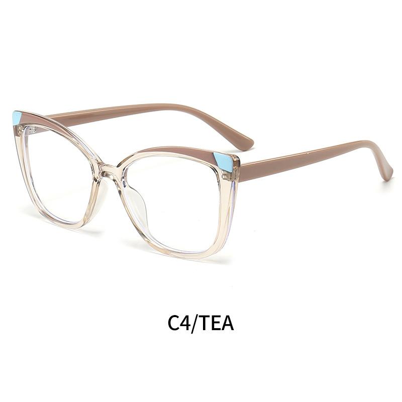 Ready To Ship Fashion Designed Pink TR90 Optical Frames Block Blue Light Glasses 2024