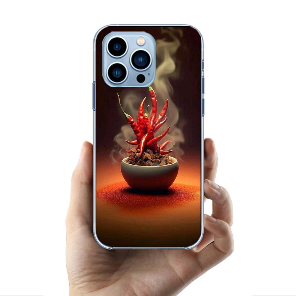 Taste The Flavor of Chili Peppers Cases Phone Case For Iphone 17E 16E 17 Air 16 Pro Max 15 Pro 14 Plus 11 13 12 Mini Cover Cases