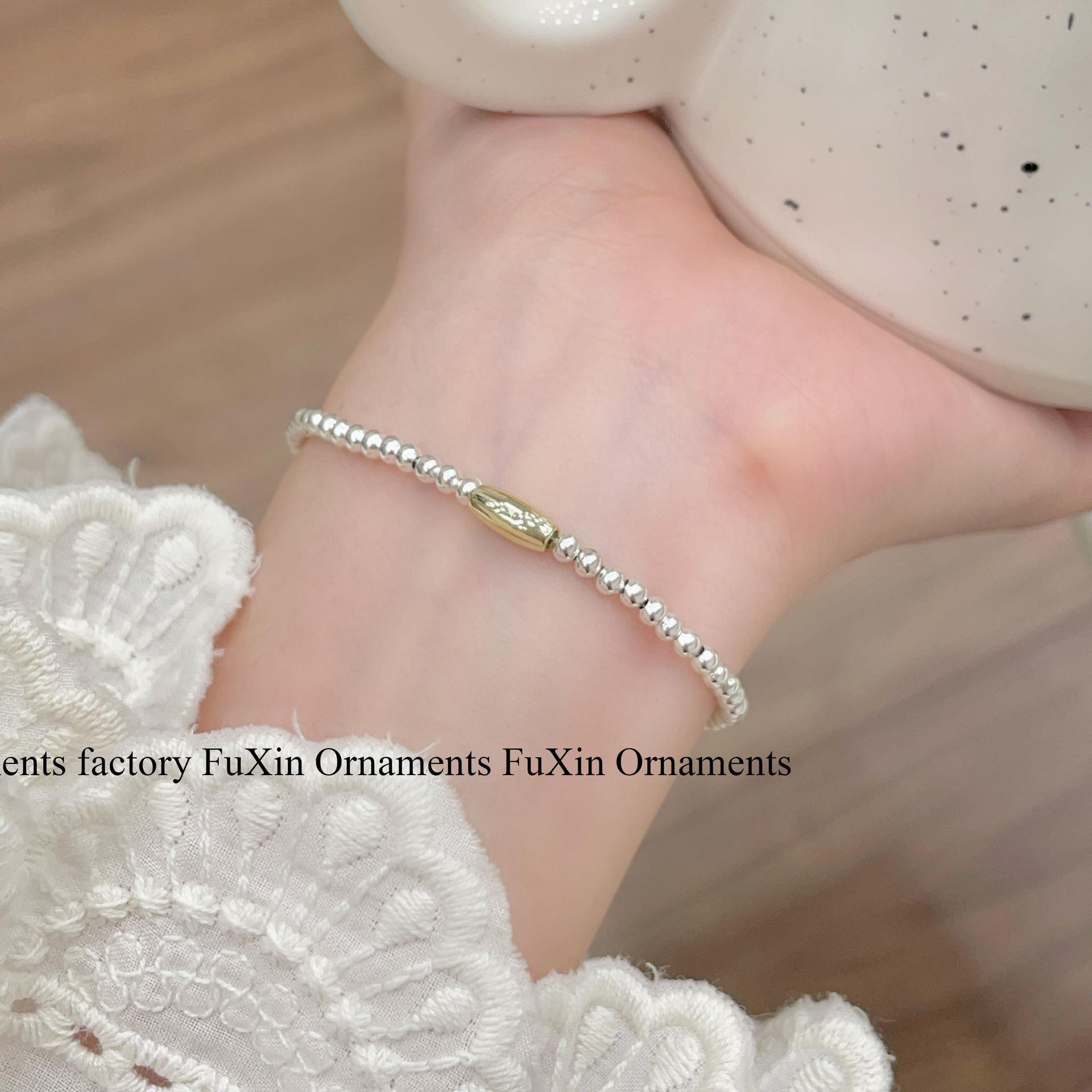 

Элегантный французский плетеный браслет из веревки: Универсальный кулон Tuotuo, легкая роскошь и изысканные ювелирные изделия ручной работы gold and silver