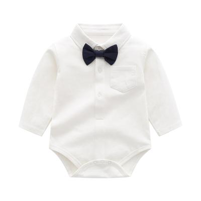 Baby Gentleman Romper: Spring & Autumn Newborn Jumpsuit for Birthdays & Special Occasions