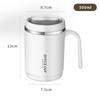 500ml Stainless Steel Coffee Mug Creative PP Liner Portable Water Cups with Handle Heat-resistant Milk Tea Cup Drinkware Gifts