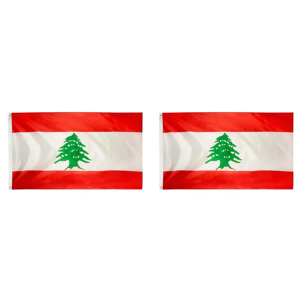 

1-10PCS Decorative Flag Lebanese World Countries Flags Polyester Republic of Lebanon Flag Indoor Outdoor 90x150cm Hanging Flag