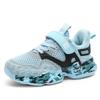 Children's frame shoes 2025 spring and summer hollow single net medium and large children's sports shoes breathable boys' frame shoes running shoes