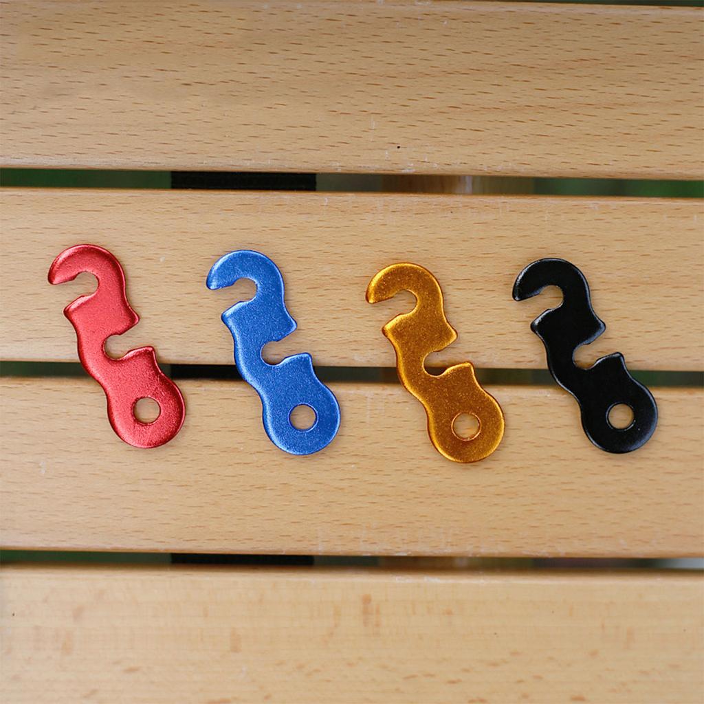 10 Stück Seilspanner Abspannseil Kordelversteller Rutschfest Zeltbefestiger Spanner für Camping Wandern Rucksackreisen Picknicks