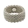 Used TIFFANY&Co. Ring Somerset EU#56 Silver925 9.0g Silver Mesh