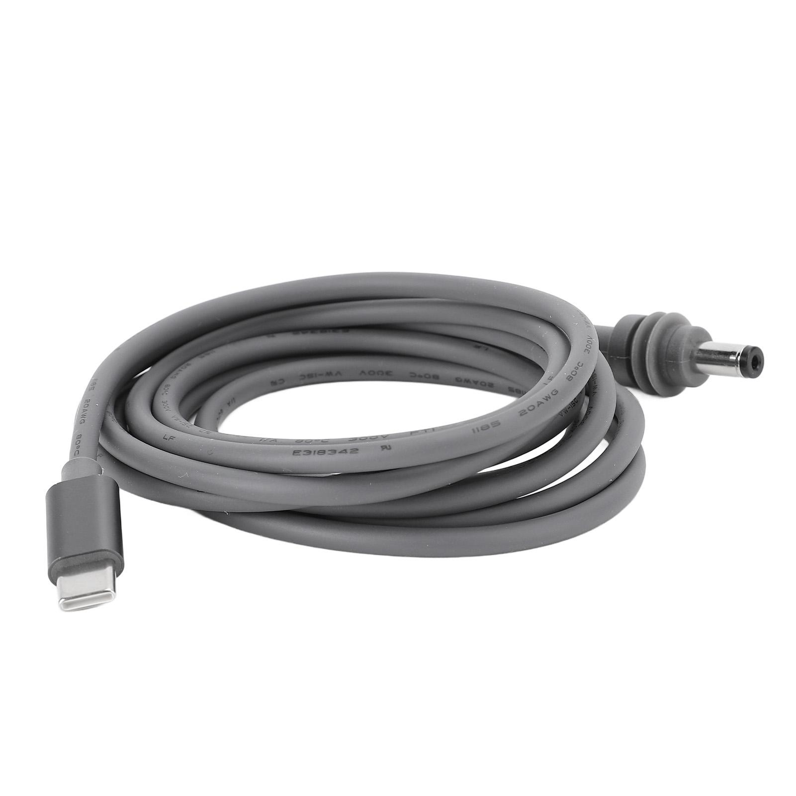 

Кабель живлення Type C до DC 100 Вт PD 18AWG Водонепроникний Подовжувач живлення DC для супутникового інтернету 6.6FT/2M