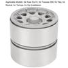 2Pcs 1.9 Inch Wheel Hub Aluminum Alloy Beadlock Wheels   Hubs for   Scx10 RC Car
