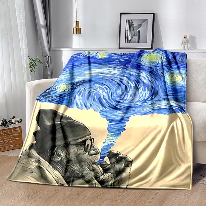1pc Not Today Heifer Cow Print Blanket Home Decor, Couch Throw, Outdoor Blanket .W007 80x120cm