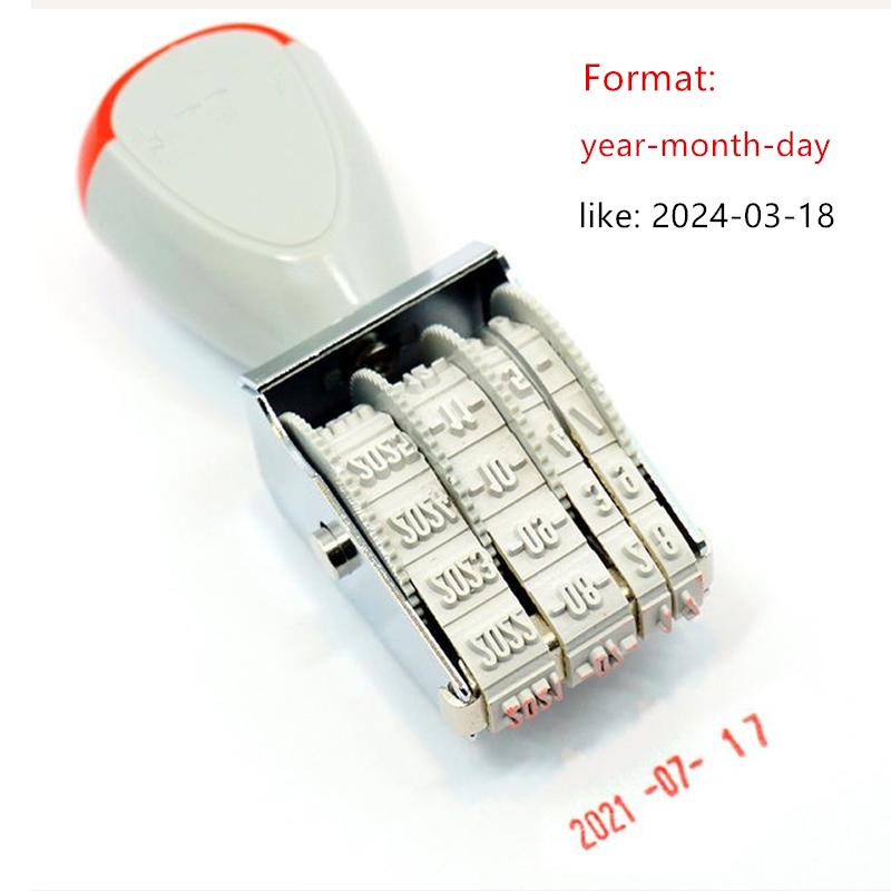 

Planner Date Stamp DIY Handle Account Date Stamps For Office Escolar Supplies Emboss, Day-Month-Year