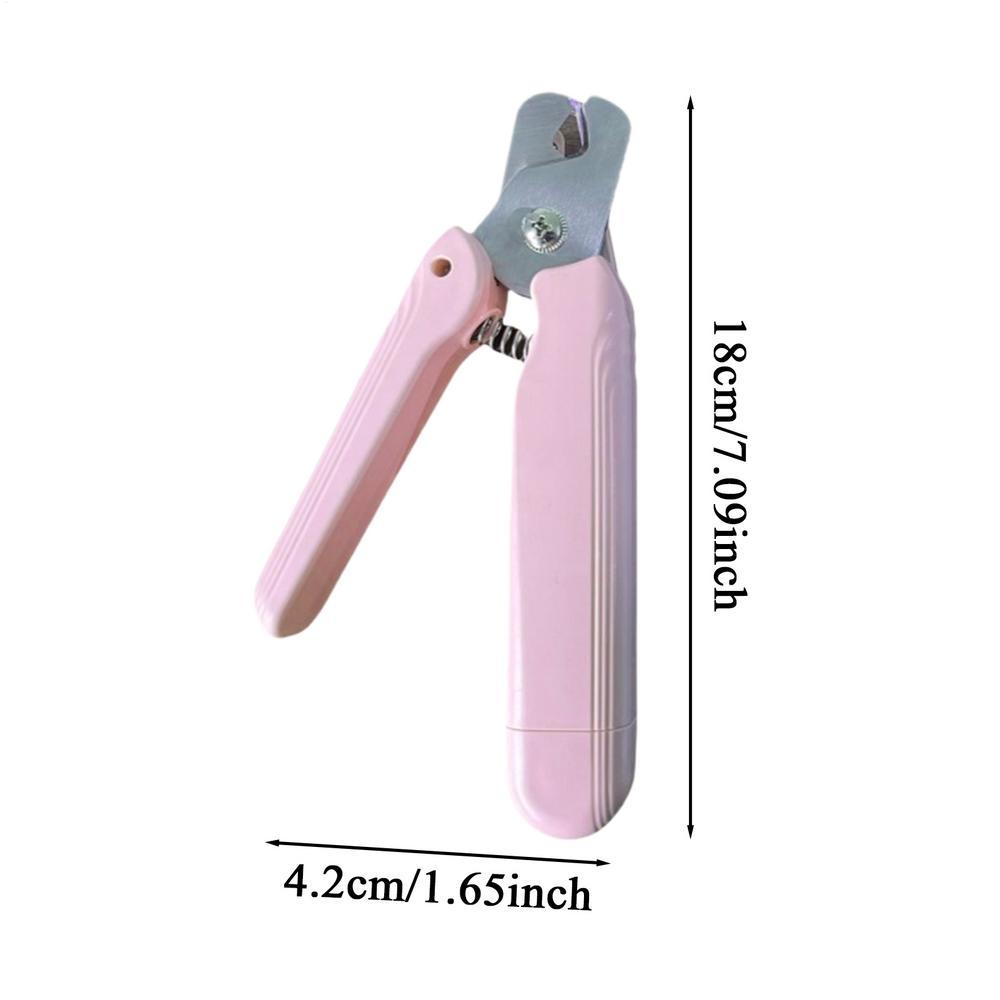 Cat Nail Clipper Quiet Pet Nail Clippers With LED Light Safety Guard Ergonomic Pet Grooming Supplies For Small Medium Large