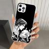 Black White Hunter HXH Phone Case for Iphone 16 15 14 13 12 Mini 11 Pro Max 16E X XS XR 7 Plus 8 SE 2020 Soft Funda Print Shell